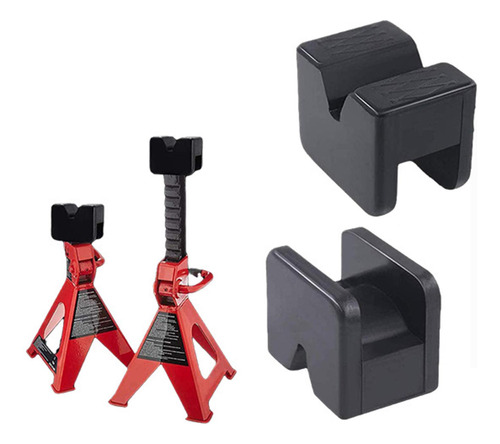 2 Universal Car Lift Jack Almohadilla De Goma Adaptador De