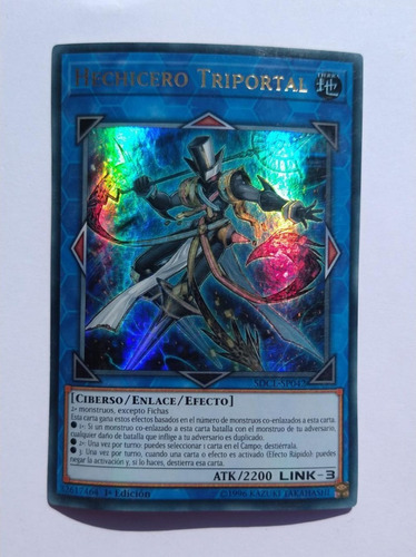 Yugioh! Sdcl-sp042 Hechicero Triportal 1st Edition 