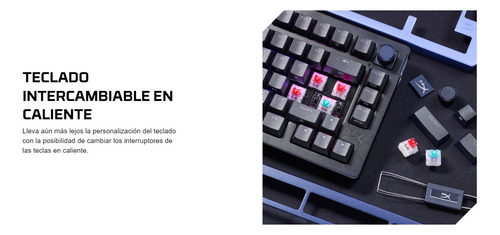 Teclado Mec Gaming Hyperx Alloy Rise Switch Red Lineal Usb-c