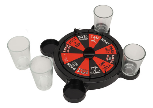 Juego De Beber Roulette 4 Glass Casino Funny Roulette Para