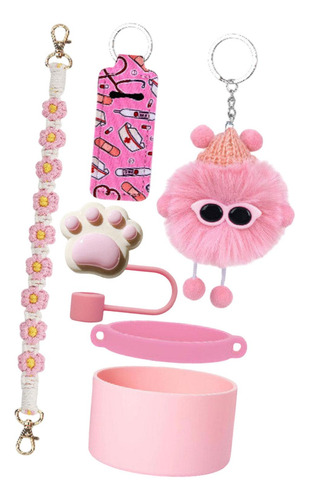 Conjunto De Accesorios De Taza, Mango De Transporte De Rosa