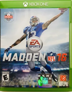 Cd Xbox One Madden Nfl 16 ( Sin Uso Como Nuevo)