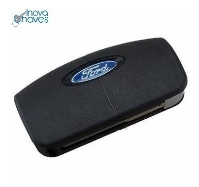 Imagem 4 de 5 de Chave Canivete Ford Focus New Fiesta New Ecosport Completa
