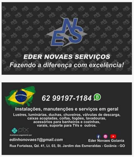 Imagem 1 de 5 de Eder Novaes-prestação De Serviços Em Geral Elétri/hidráulica