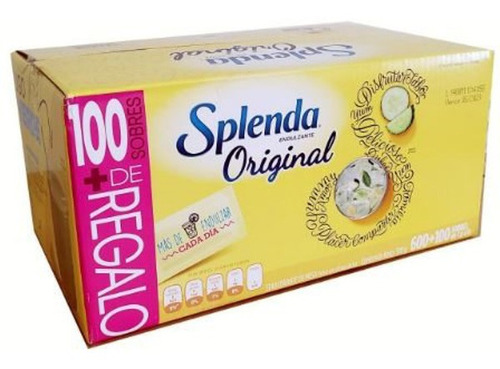 Imagen 2 de 2 de Edulcorante Splenda X700 Sobres De 1gr