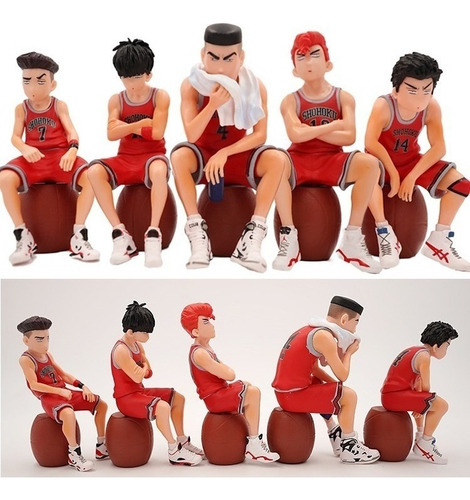 5 Unids/set Figura De Acción Slam Dunk Juguete Anime Muñeca