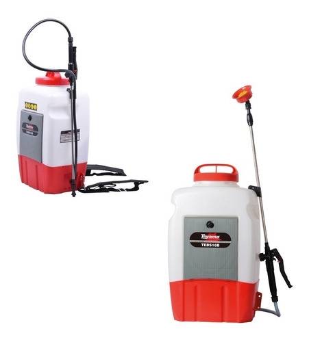 Pulverizador Costal À Bateria 16 L Bivolt Tebs16b Toyama
