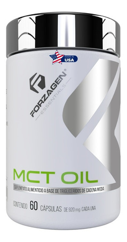 Forzagen Essentials Mct Oil 60 Caps | Triglicéridos Mct 