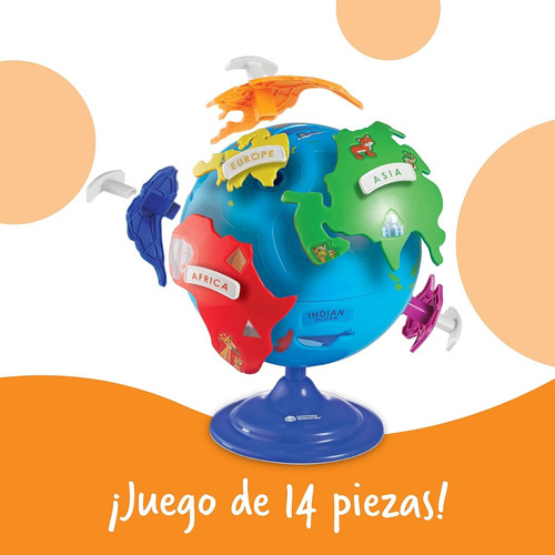 Learning Resources Puzzle Globe Rompecabezas Geográfico