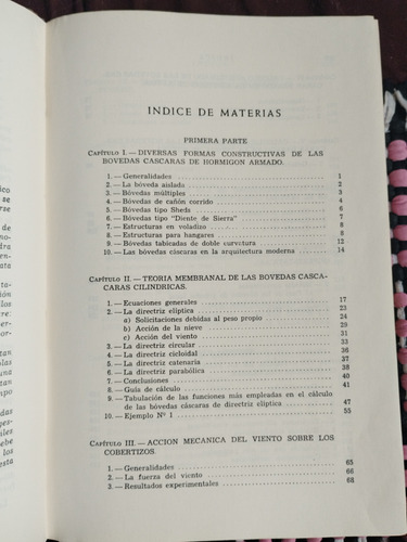 Libro Teoria Y Calculo De Las Bovedas Cascaras Cilindricas (Usado)