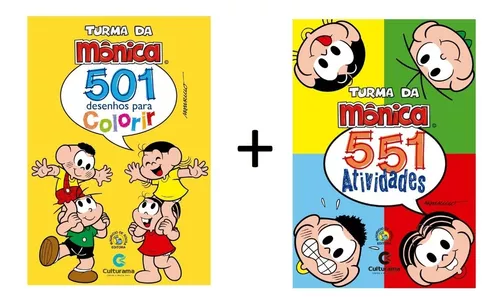 501 Desenhos para Colorir Turma da Mônica