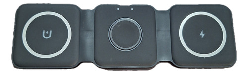 Cargador Inalámbrico Para iPhone Apple Watch AirPods 3 En 1