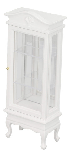 Vitrina De Muñecas En Miniatura De Madera, Escala 1:12