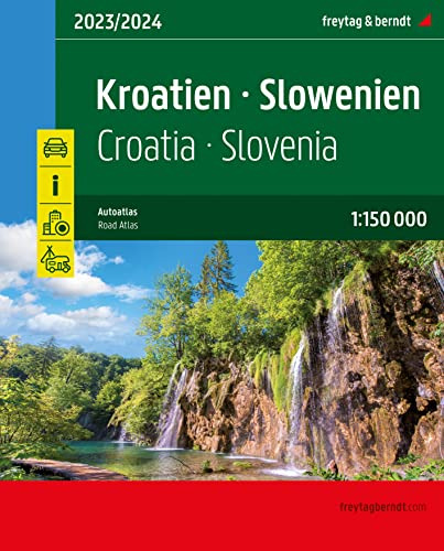 Kroatien - Slowenien Autoatlas 1:150 000 Freytag & Berndt: S