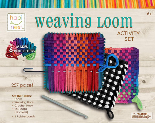 Hapinest Make Your Own Potholders Weaving Loom Kit Kit De Ar