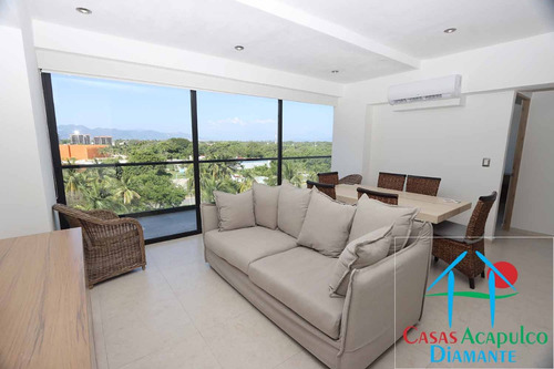 Cad Altamar Victory 403. Terraza Grande Con Vista A Los Jardines Y Albercas