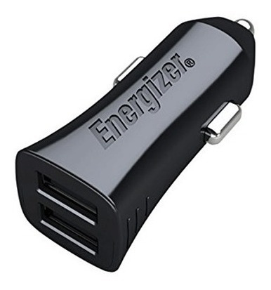 Cargador De Auto Energizer Con Cable Doble Usb 3.4 Zonatecno