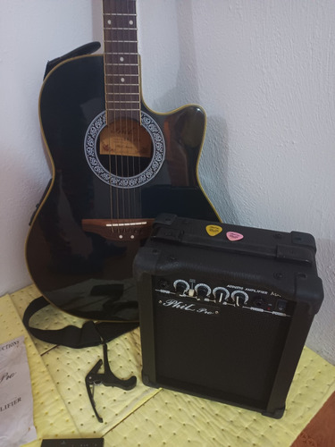 Guitarra Electroacústica#amplificador#afinador Phil Pro 