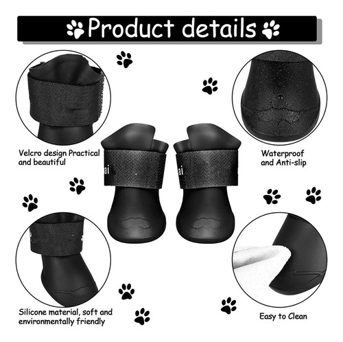 Bota Zapatito Impermeable For Perro O Gato Grande Zapato