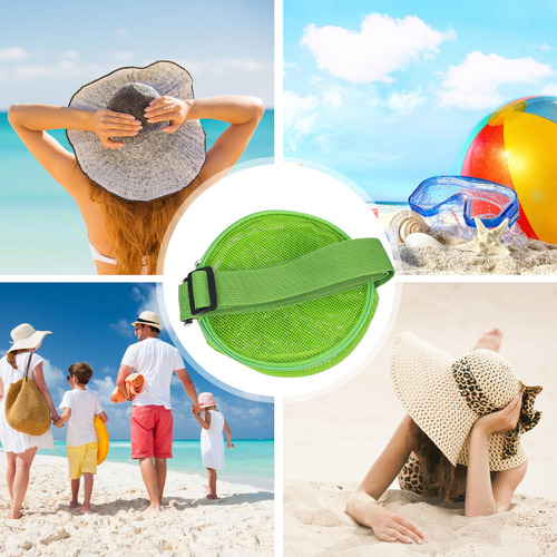 Bolsa Grande Y Transpirable Para Juguetes De Playa, 1 Unidad