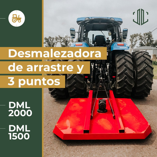 Mini Tractor Cortacésped Desmalezadora Motor 16hp Nacional