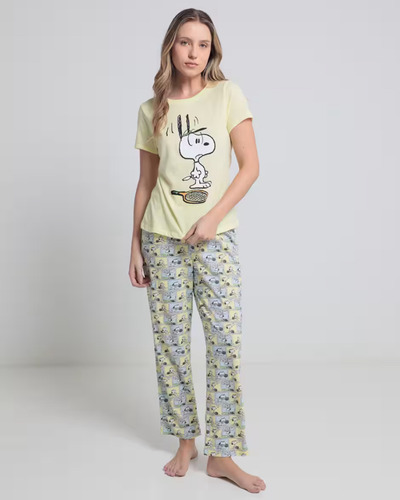 Pijama Snoopy Peanuts, Algodón