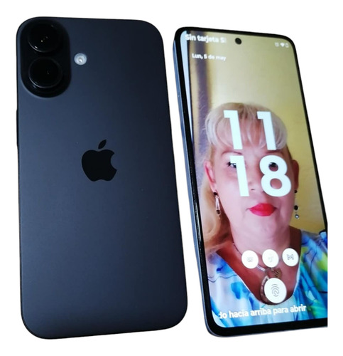 Iphone 16 Negro Para Piezas O Desbloqueo. Negro