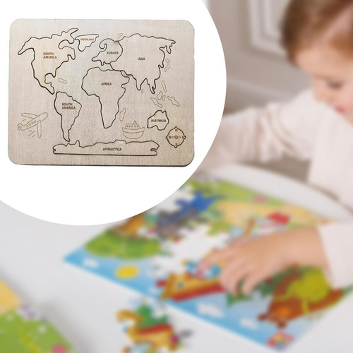 Rompecabezas De Madera, Juguete, Juegos Familiares