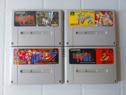 Coleção Final Fight 1,2,3 E Guy Para Super Famicom (Usado)