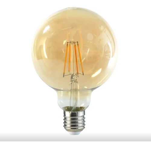 Ampolleta Led Vintage Retro Redonda 4w E27 Cálida Filamento