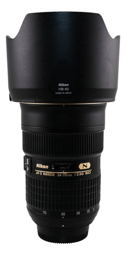 Nikon Nikkor 24-70 mm f/2.8G Ed Nova con lente E