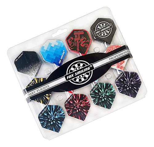 Kit De Accesorios Para Plumas Para Dardos Fox Smiling, 12...