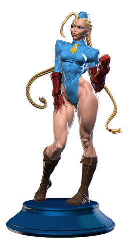 Street Fighter Cammy + Nsfw Yh Archivo Stl Para Impresión 3d