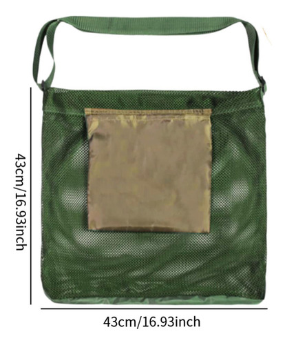 Saco De Forragem De Cogumelo Colheita Estilingue Bolsa Verde