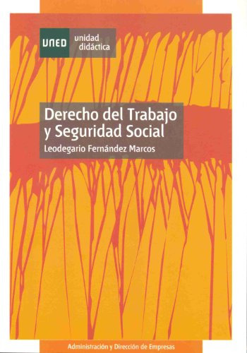 Libro Derecho Del Trabajo Y Seguridad Social De Fernandez Ma