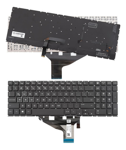 Teclado Espa Hp Omen 15-dc Tpn-q211 15t-dc 15t-dh L24369-161