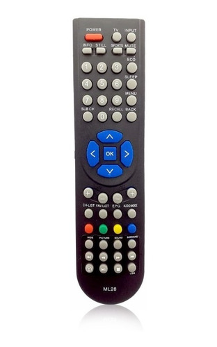 Control Remoto P/ Tv Jvc, Noblex, Philco, Sanyo Y Sans-ml28