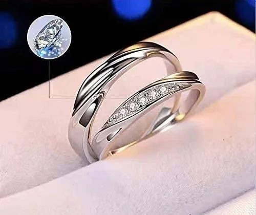 Imagen 2 de 9 de Anillos De Para Parejas, Mujeres Y Hombres De Favorito
