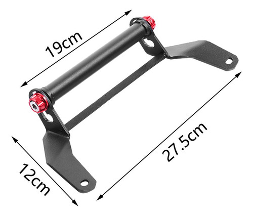 Soporte Para Teléfono Móvil Para Motocicleta, Soporte Rojo