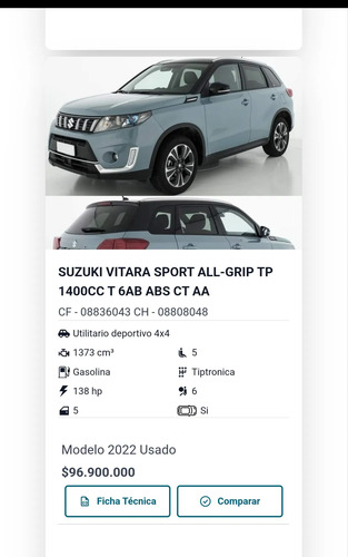 Suzuki Vitara Turbo Bosterjet 1.373 4x4 GLX AllGrip