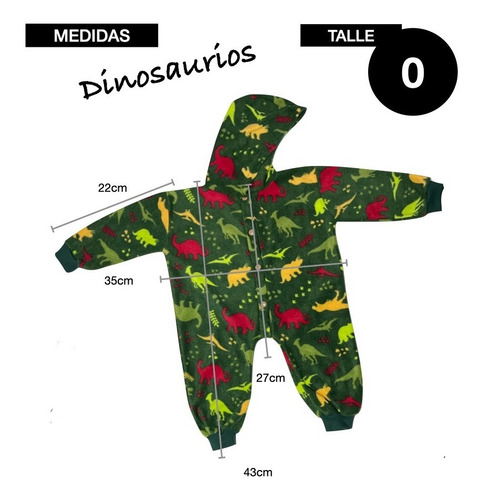 Imagen 2 de 10 de Pijama Disfraz Animales Niños Unisex Mameluco