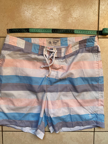Short Hombre Talla 31 Penguin Blanco Con Rayas (Usado)