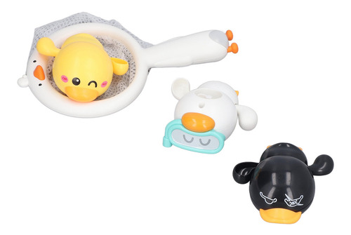 Juguete De Baño Clockwork Ducks Para Baby Shower, 3 Bonitas