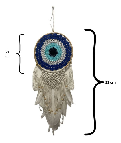 Atrapa Sueños, Ojo Turco,para Colgar,21cm