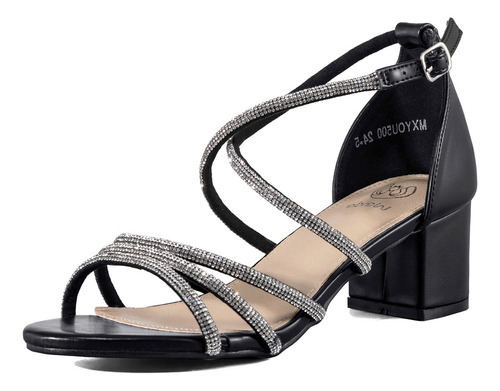 Weide Sandalias De Tacón Media Punta Para Mujer Moda Cómodo