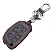 Comprar Funda De Cuero Hyundai Llave Flip 4 Botones