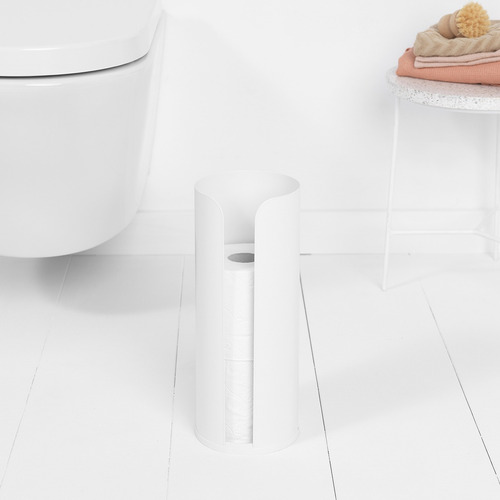 Imagen 5 de 10 de Dispenser De Papel Higienico Brabantia Blanco
