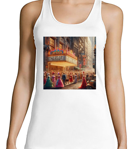 Musculosa Mujer Broadway Teatro Y Espectáculo New York M2