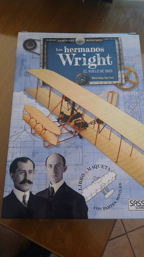 Libro Y Maqueta 3d Avion Los Hermanos Wright Para Armar (Usado)