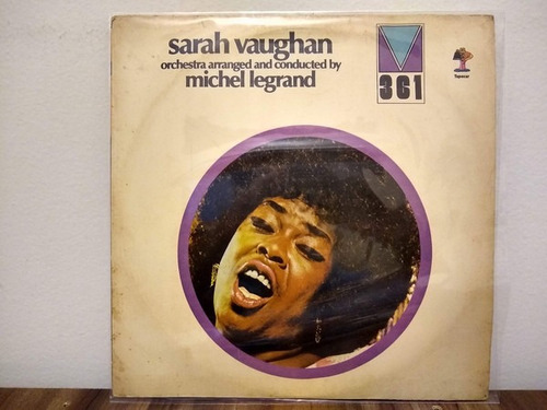 Lp Vinil (nm) Sarah Vaughan Arranged And Conducted M Legrand
